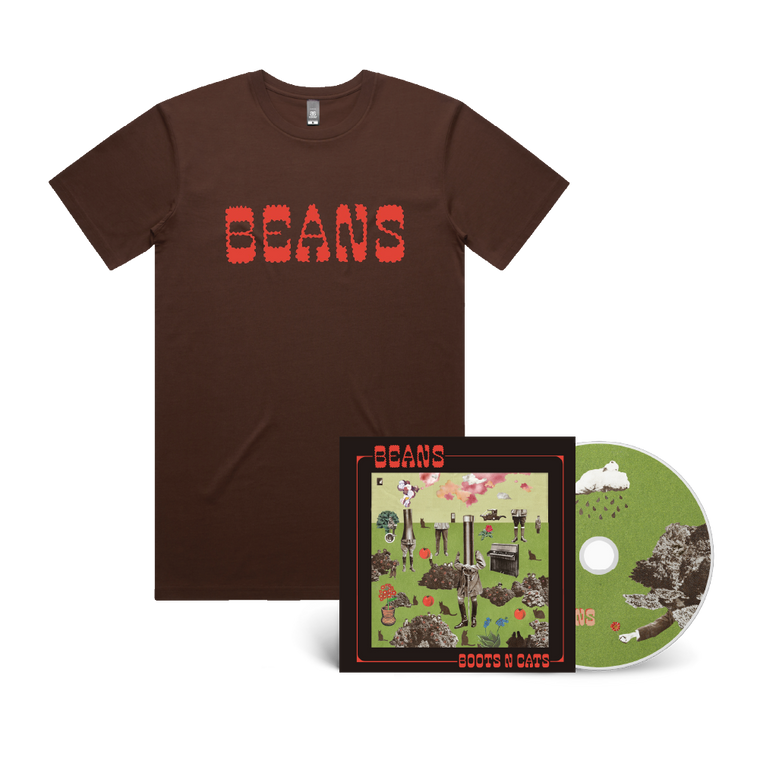 Beans / Boots N Cats CD & T-Shirt Bundle