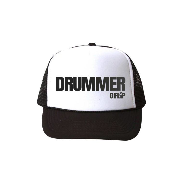 G Flip / DRUMMERWhite Trucker Hat