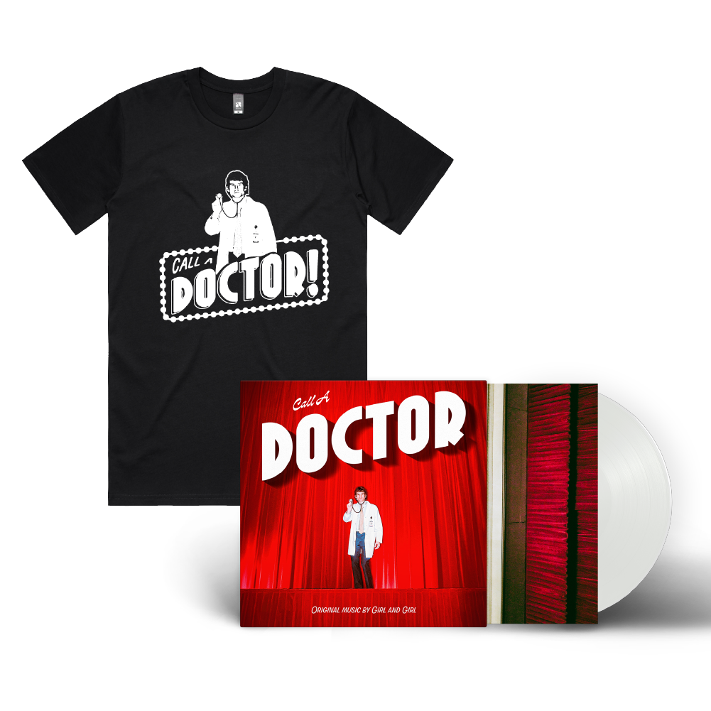 Girl and Girl / Call A Doctor LP White Vinyl + Call A Doctor T-Shirt Bundle ***PRE-ORDER***