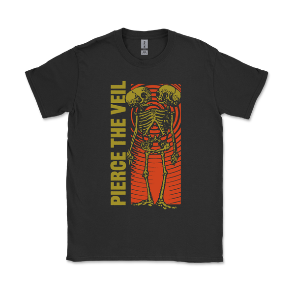 Pierce The Veil / Conjoined Tour Dates Black TShirt