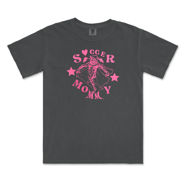 Soccer Mommy / Pink Logo Coal TShirt