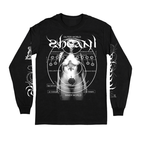 Zheani / Body Tour Dates Black Longsleeve – sound-merch.com.au