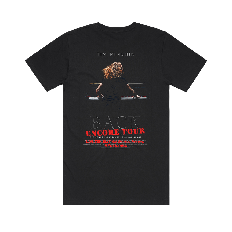 Tim Minchin / Back Encore Tour Black T-Shirt