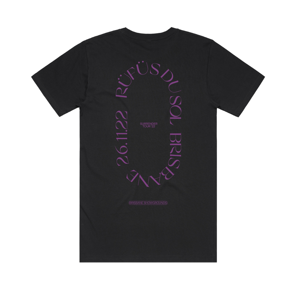 RÜFÜS  DU SOL / Brisbane Black T-Shirt