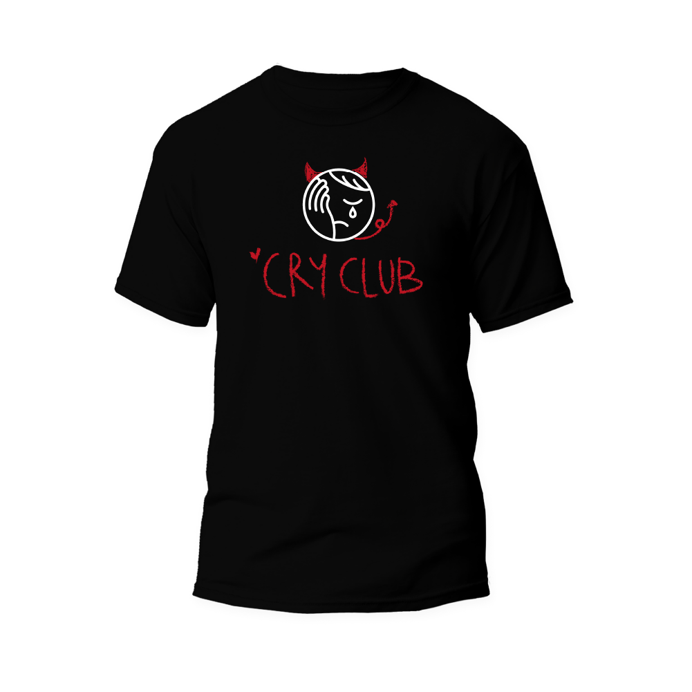 Cry Club / Black 'Logo' T-Shirt & 'Spite Will Save Me' Digital Download Bundle