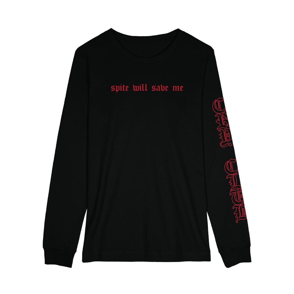 Cry Club / Black 'Metal' Longsleeve Shirt