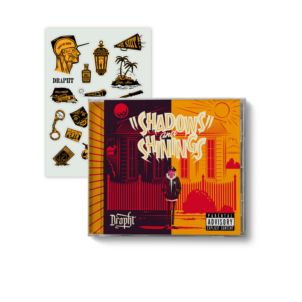 Drapht / "Shadows and Shinings" CD with Sticker Sheet