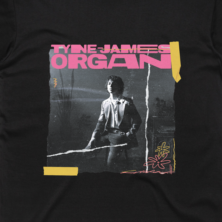 Tyne-James Organ / Necessary Evil Black T-Shirt