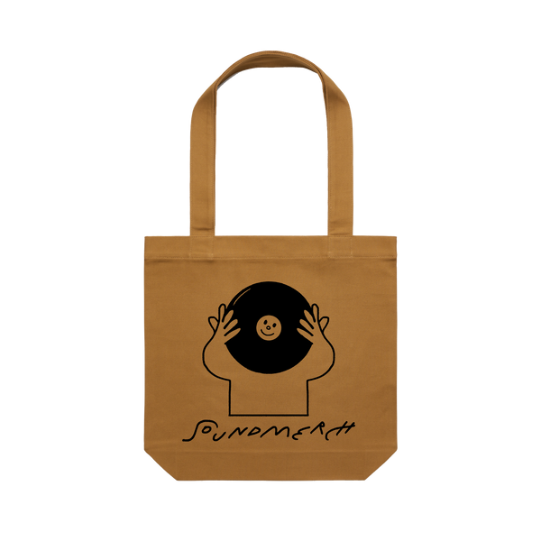 Record Head / Caramel Tote