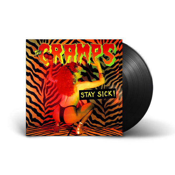 The Cramps T-Shirt Ufficiale 'Stay Sick' – Maglia In Cotone Nero, Vestibilità Unisex, Nuova E Originale, Taglie S-XXL
