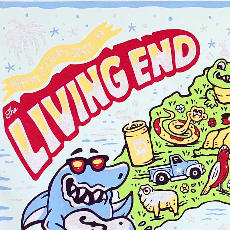 The Living End 'Keeping it Clean since 94'  / Tea Towel
