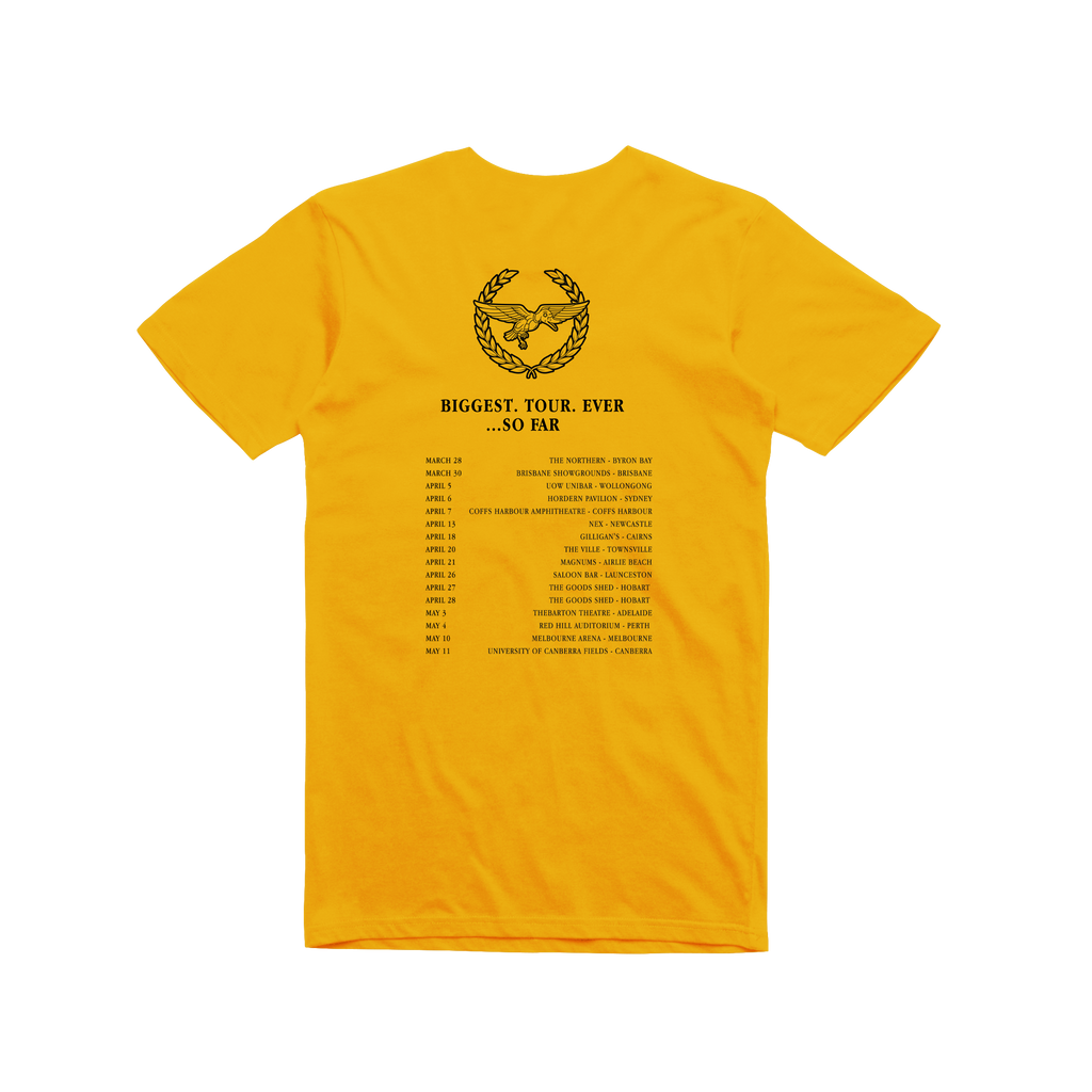 Tour / Gold t-shirt