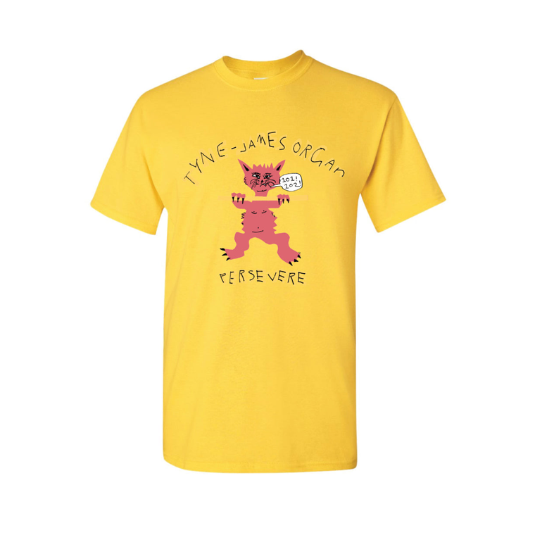 Tyne-James Organ / Cat Daisy Yellow T-Shirt