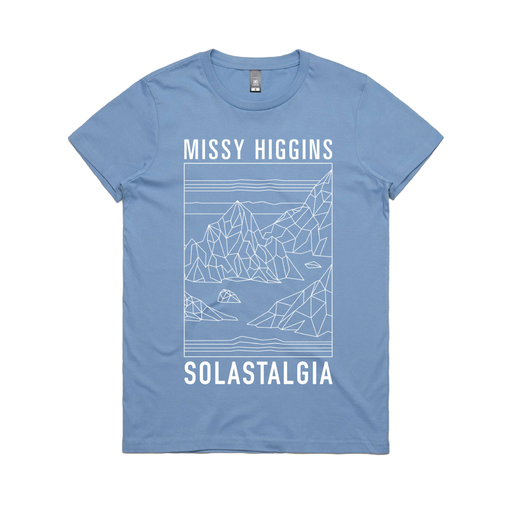Missy Higgins / Solastalgia Blue T-Shirt Ladies