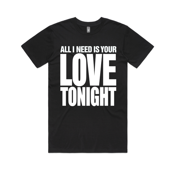 Love Tonight Black T Shirt Sound Au