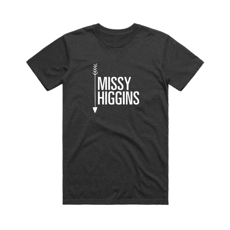 Missy Higgins / Arrow Charcoal T-Shirt Mens