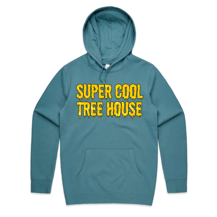 Super Cool Tree House / Slate Blue Hoodie