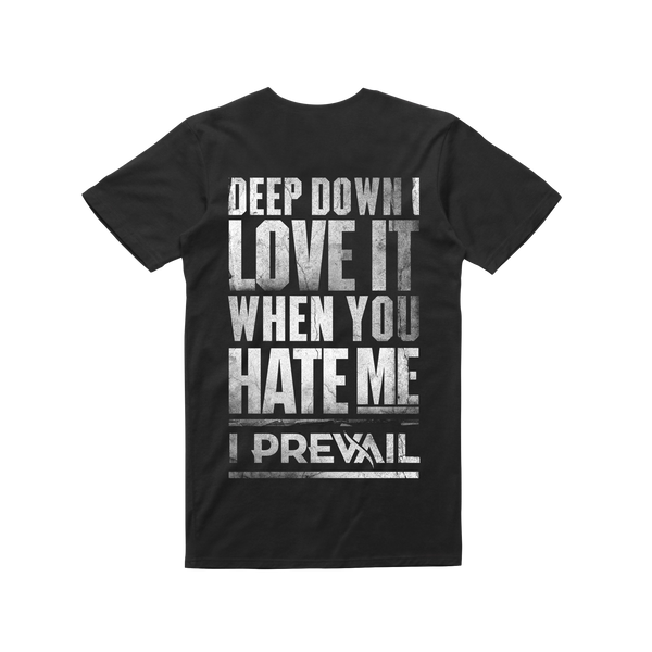 I Prevail Love Hate Black T Shirt – Sound Au