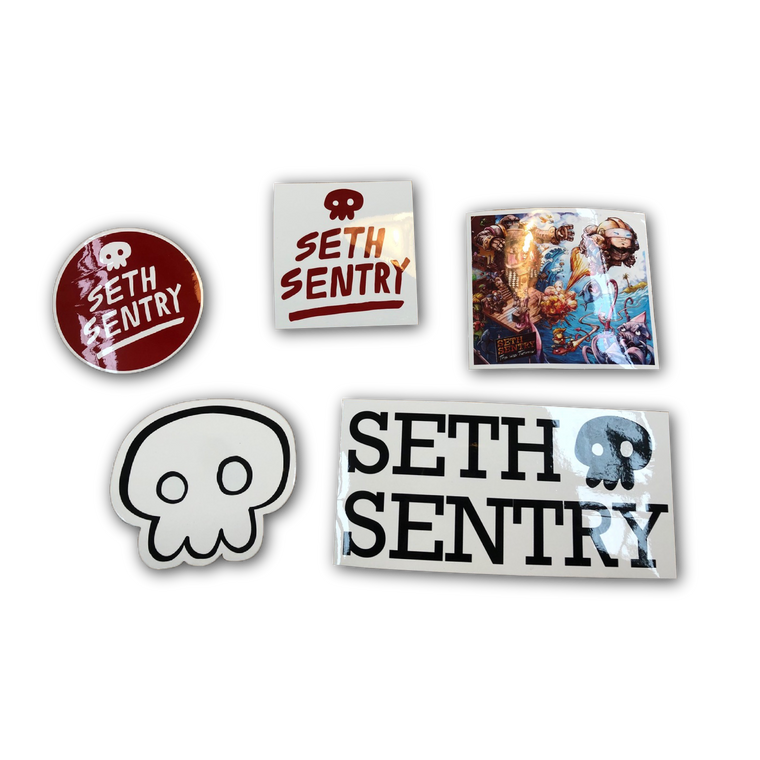 Seth Sentry Skull / Sticker Pack