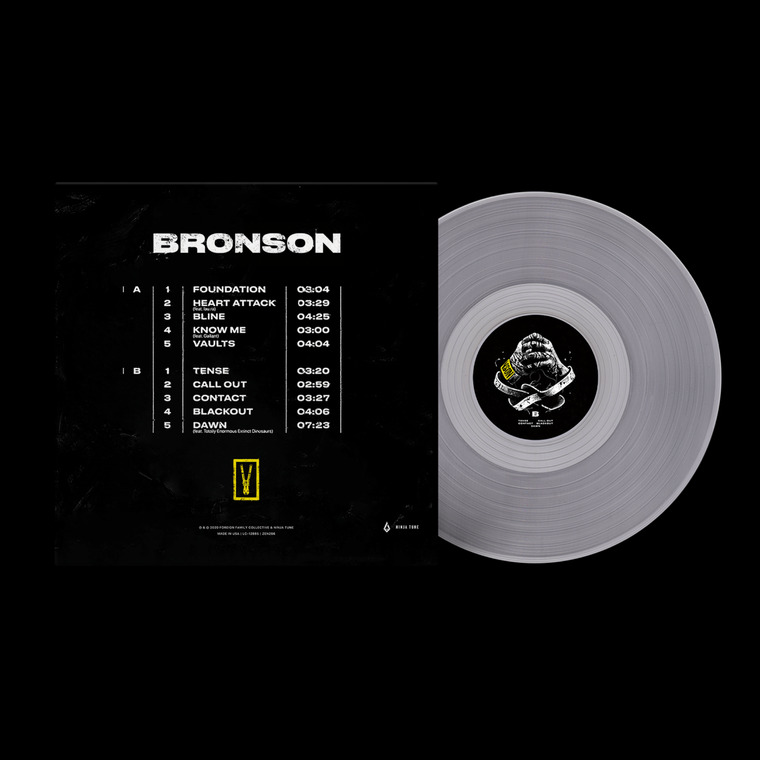 BRONSON Standard Edition / Clear LP Vinyl + Digital Download