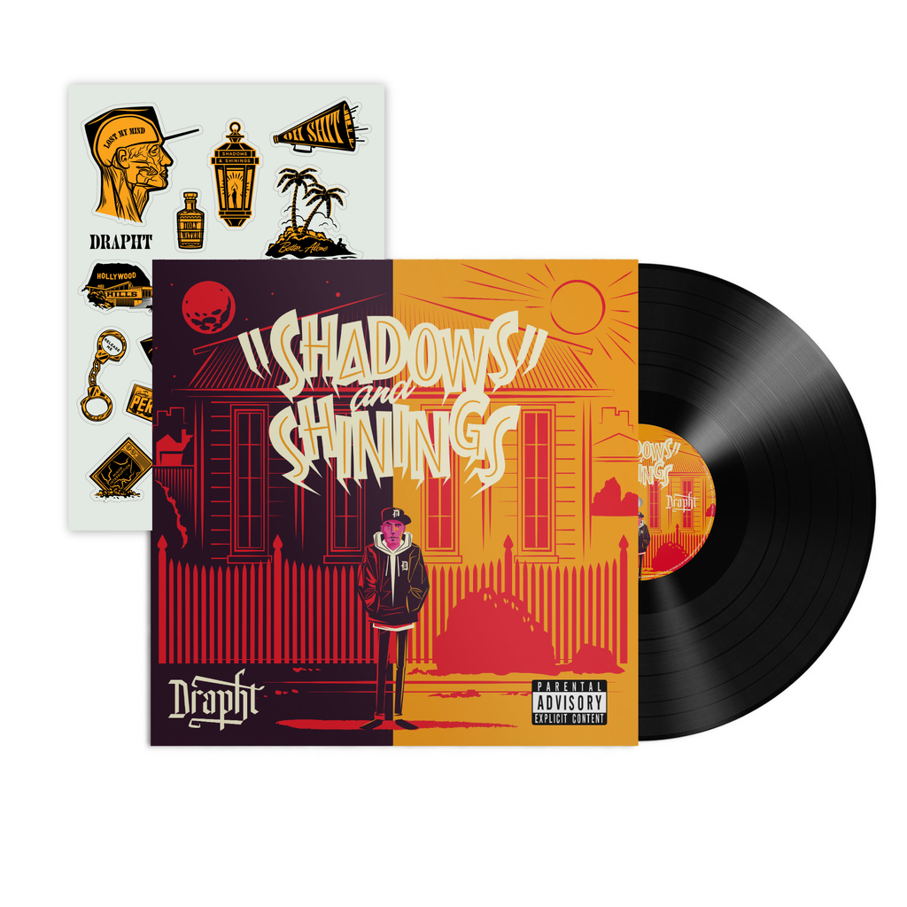 Drapht / "Shadows and Shinings" 12" Black Vinyl with Sticker Sheet