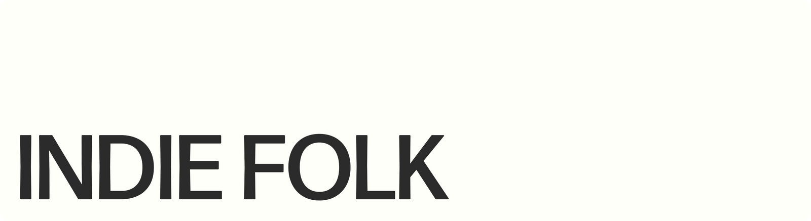Indie Folk / Singer Songwriter