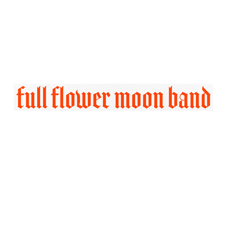 Full Flower Moon Band / Logo Sticker