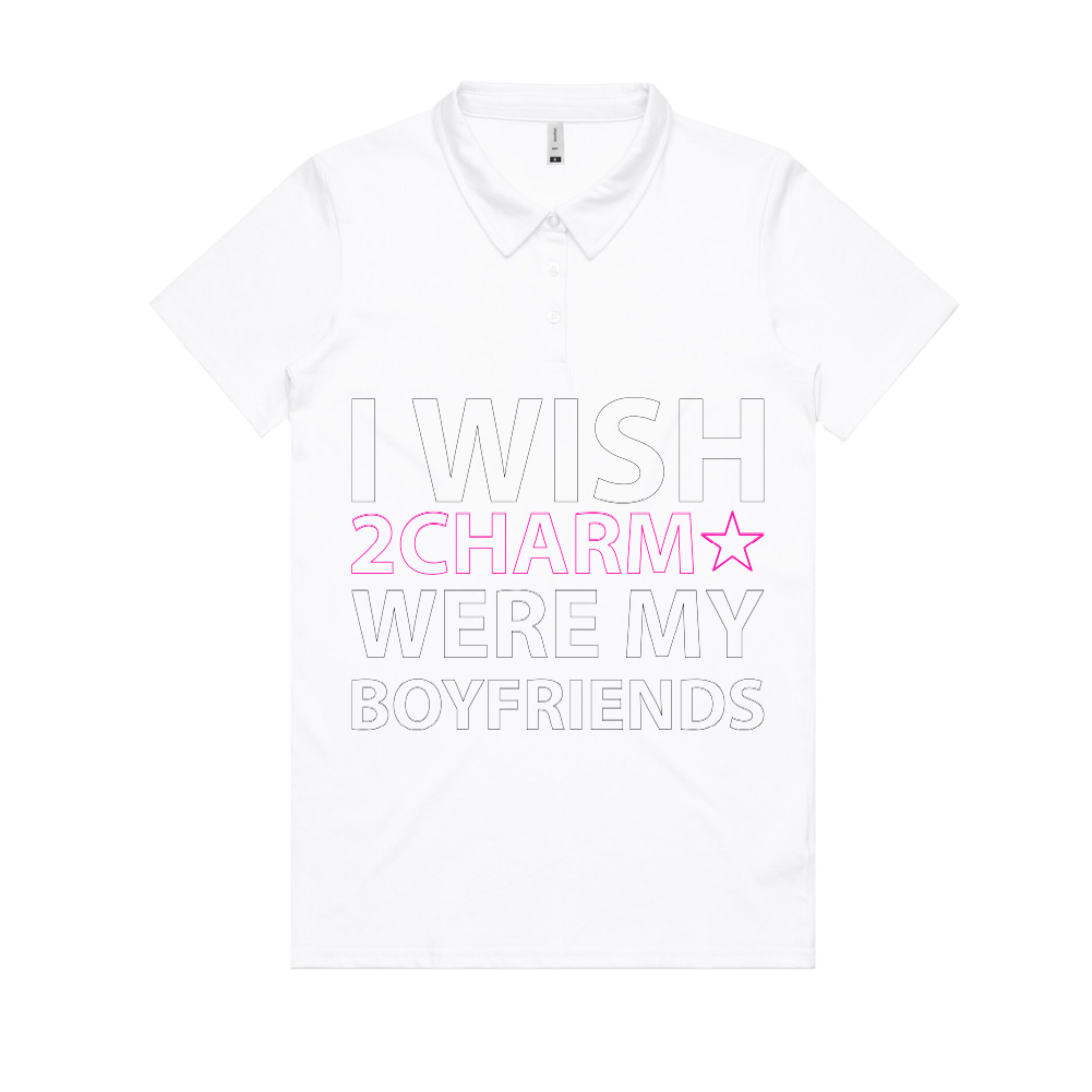 2charm / I Wish White Polo