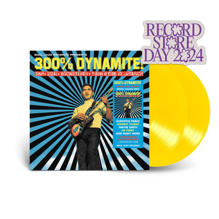 300% DYNAMITE! Ska, Soul, Rocksteady, Funk and Dub in Jamaica / Various 2xLP Yellow Vinyl RSD 2024
