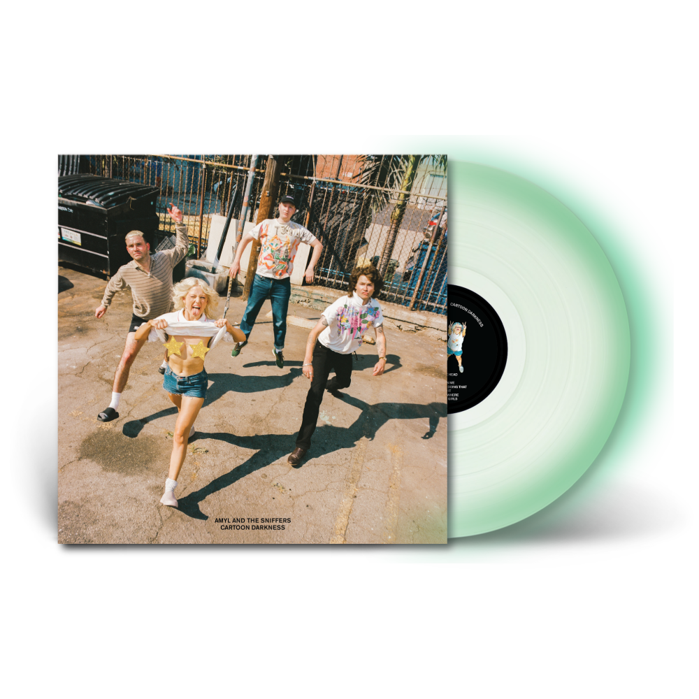 Cartoon Darkness SCARED OF THE DARKNESS LIMITED EDITION LP (Glow-in-the-Dark Vinyl)