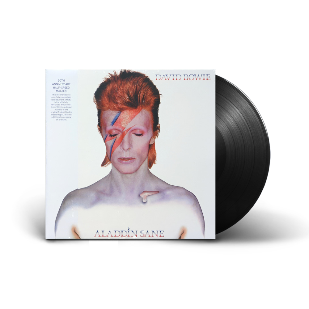 David Bowie / Aladdin Sane: 50th Anniversary Half Speed Master LP Vinyl