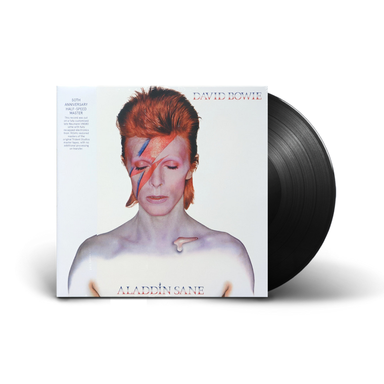 David Bowie / Aladdin Sane: 50th Anniversary Half Speed Master LP Vinyl