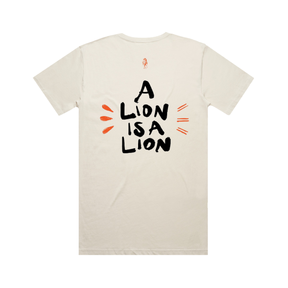 Cool Out Sun / A Lion is a Lion Cream T-Shirt & Digital Download ***PRE-ORDER***