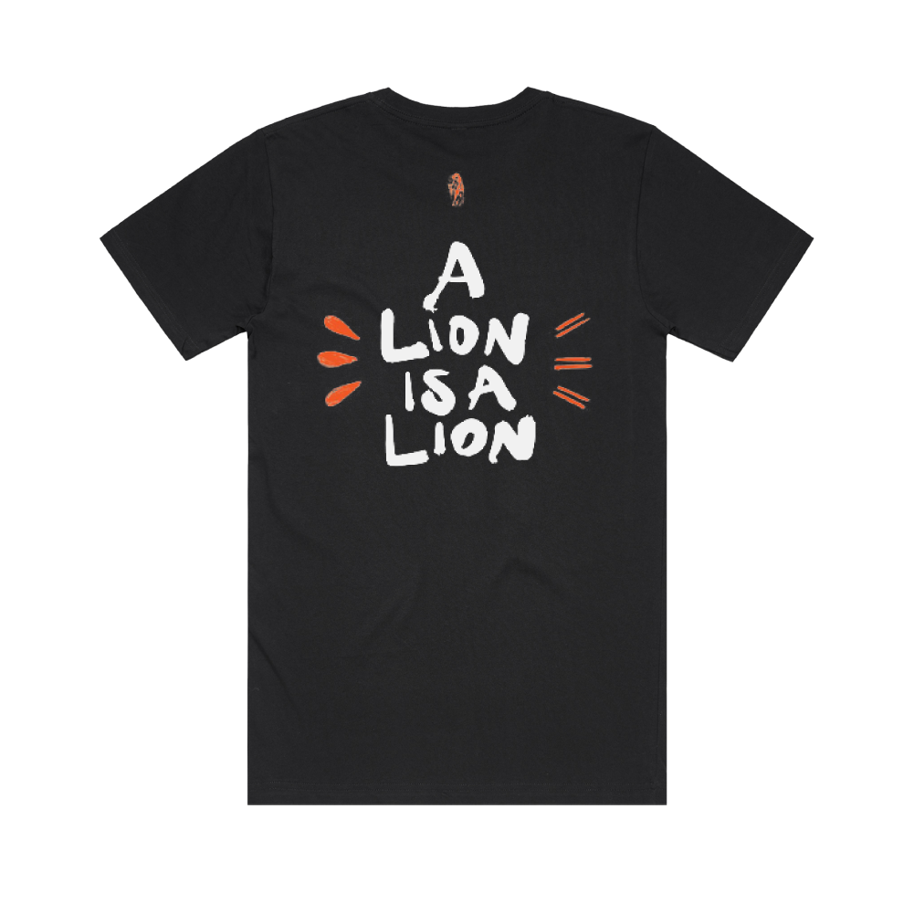 Cool Out Sun / A Lion is a Lion Black T-Shirt & Digital Download ***PRE-ORDER***