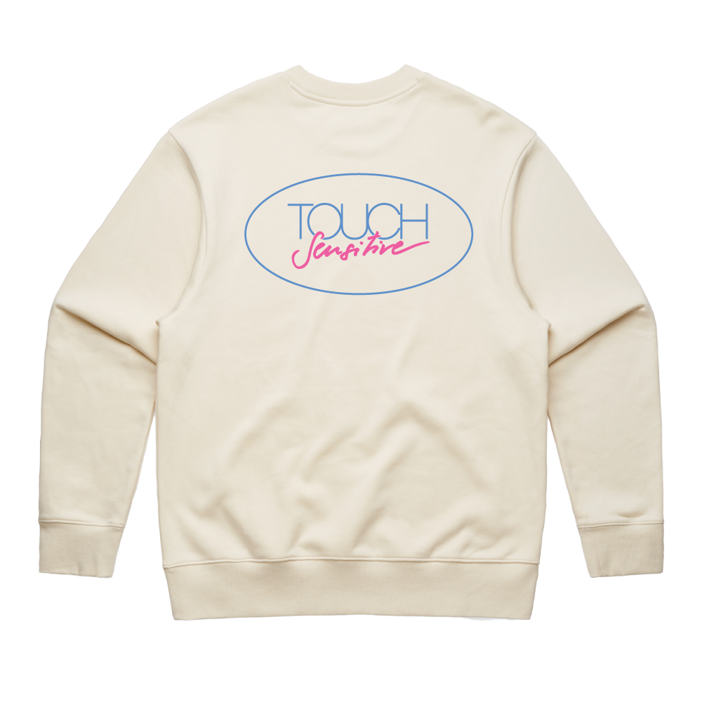 Touch Sensitive / In Paradise LP & Fork Logo Print Ecru Bundle