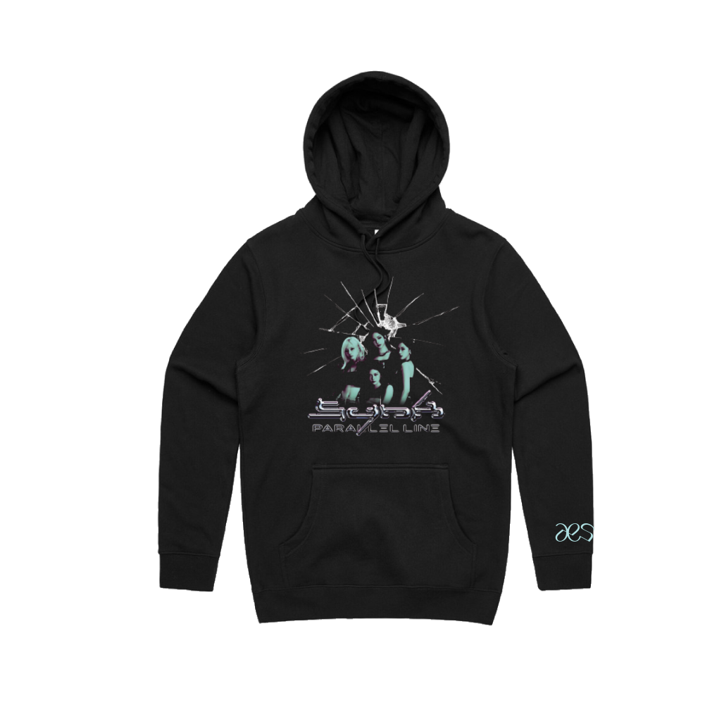 aespa / tour black hoodie