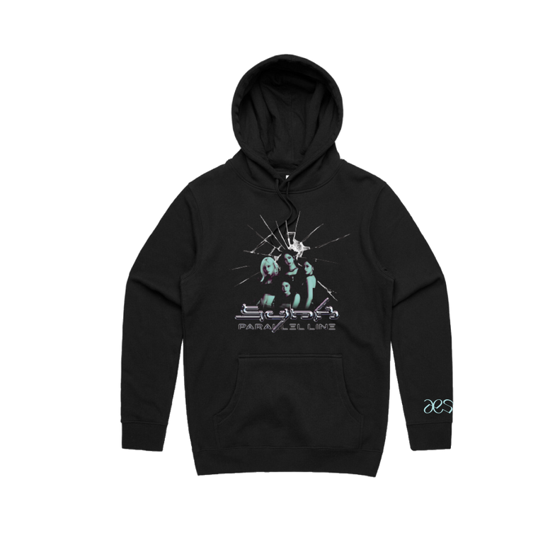 aespa / tour black hoodie