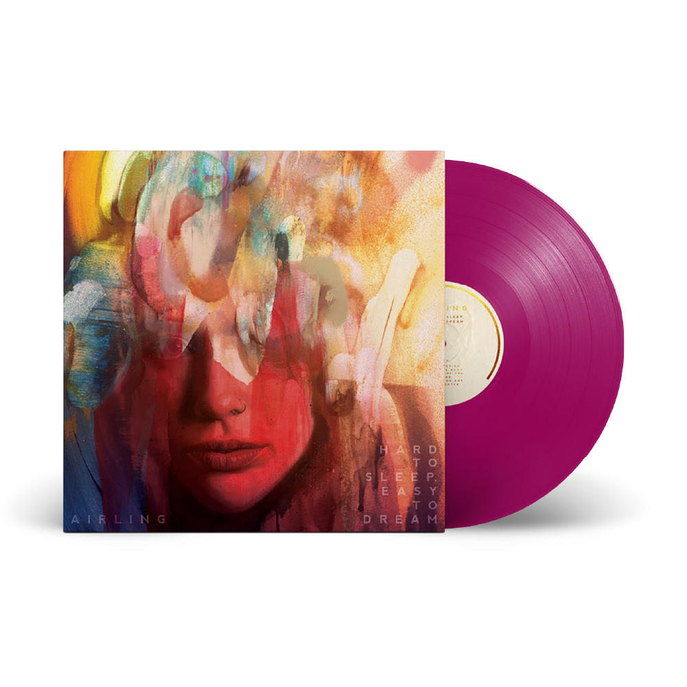 Airling / Hard to Sleep, Easy to Dream (LP | 2017) 12" Vinyl (First Pressing, Transparent Violet Vinyl)