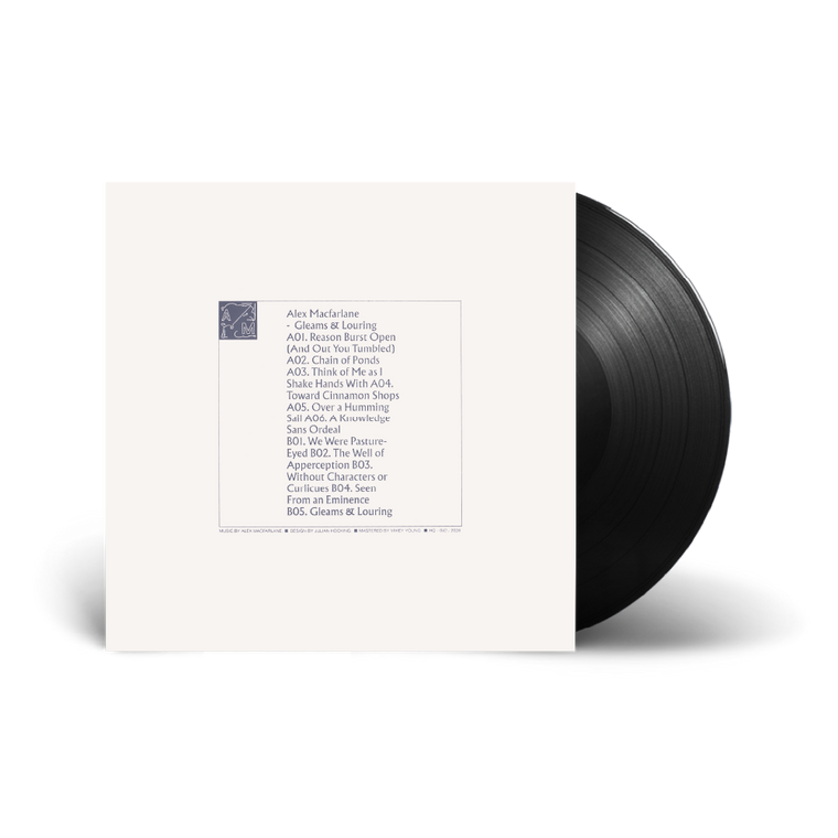 Alex Macfarlane / Gleams & Louring LP Black Vinyl