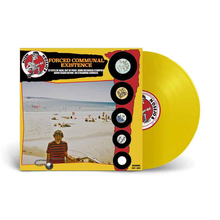 Alien Nosejob / Forced Communal Existence LP Yellow Vinyl