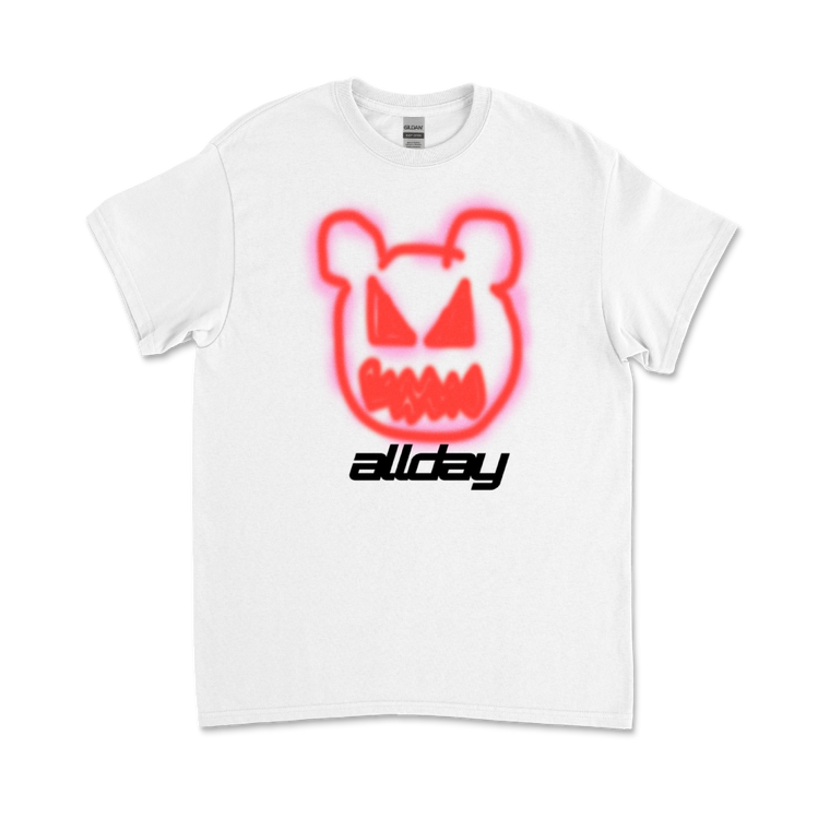 Allday / Bear Tee - White