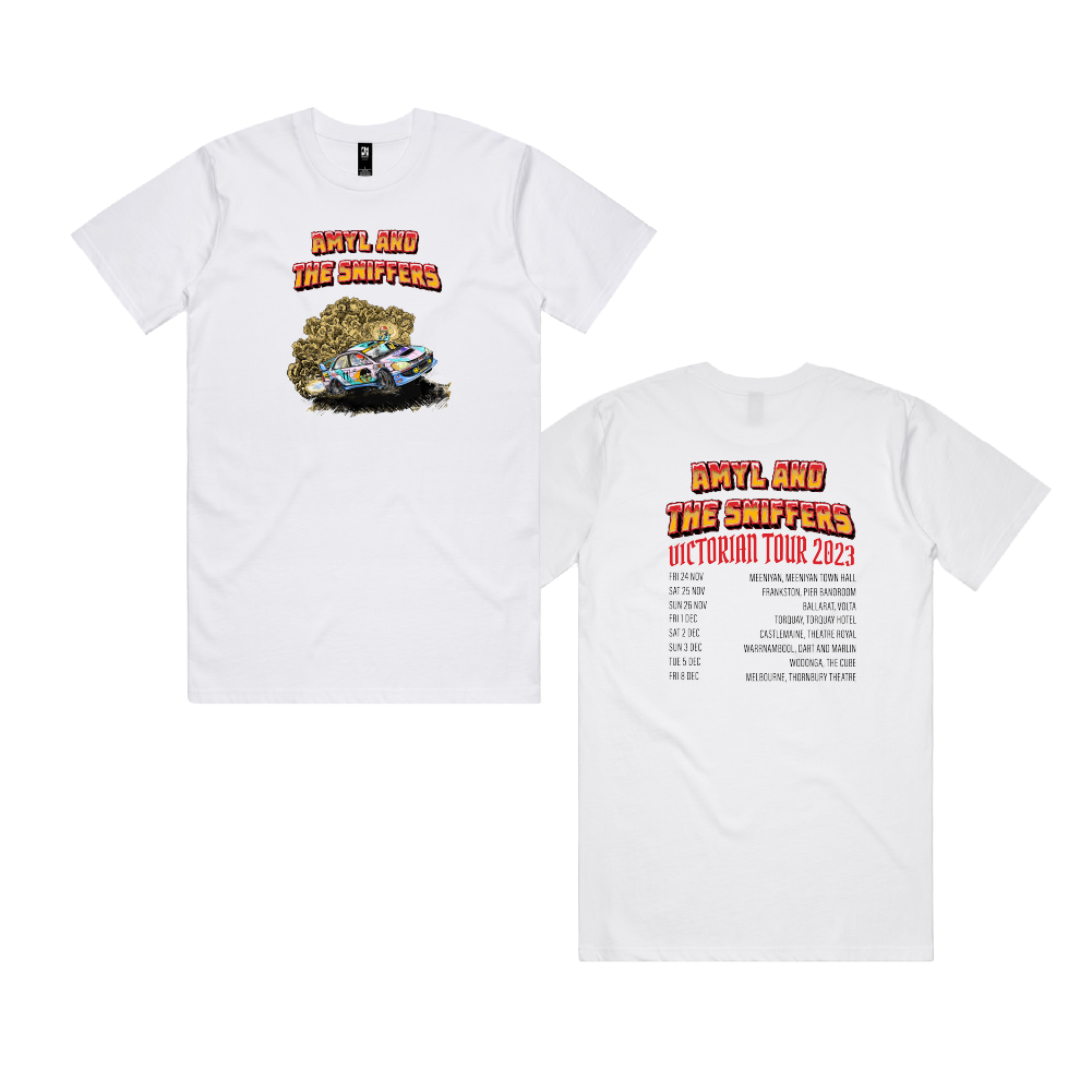 Rally Car Victorian Tour 2023 / White T-Shirt