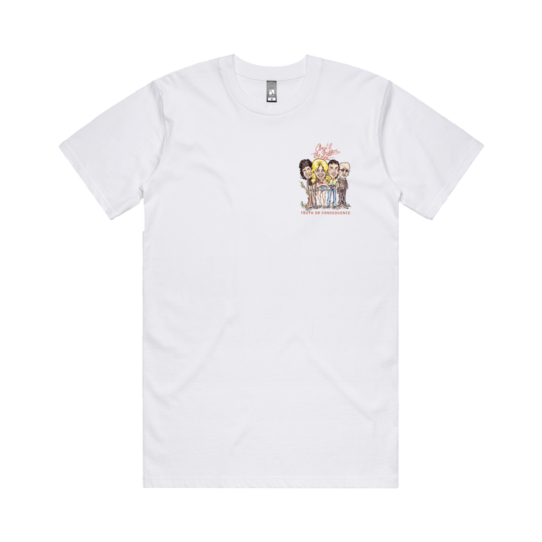 Amyl and The Sniffers / Truth or Consequence White T-Shirt ***PRE-ORDER***