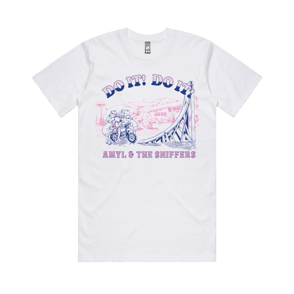 Amyl and The Sniffers / Do It Do It White T-Shirt