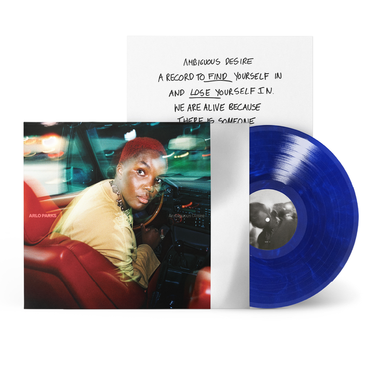 Arlo Parks / Ambiguous Desire LP Indies Exclusive Marble Blue Vinyl