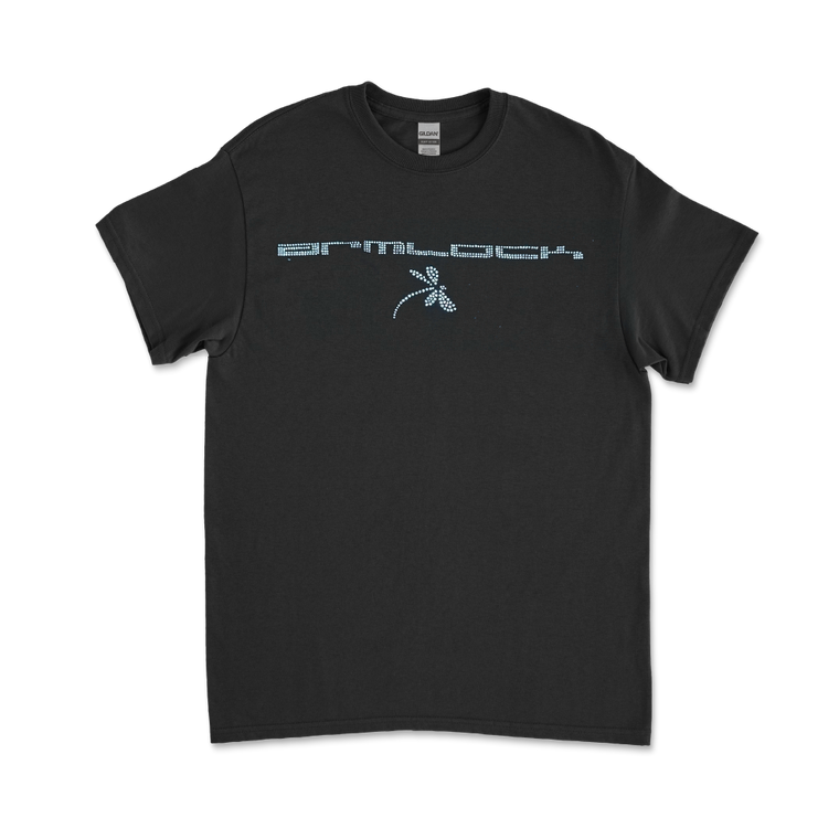 Armlock / Rhinestone Dragonfly Black T-Shirt