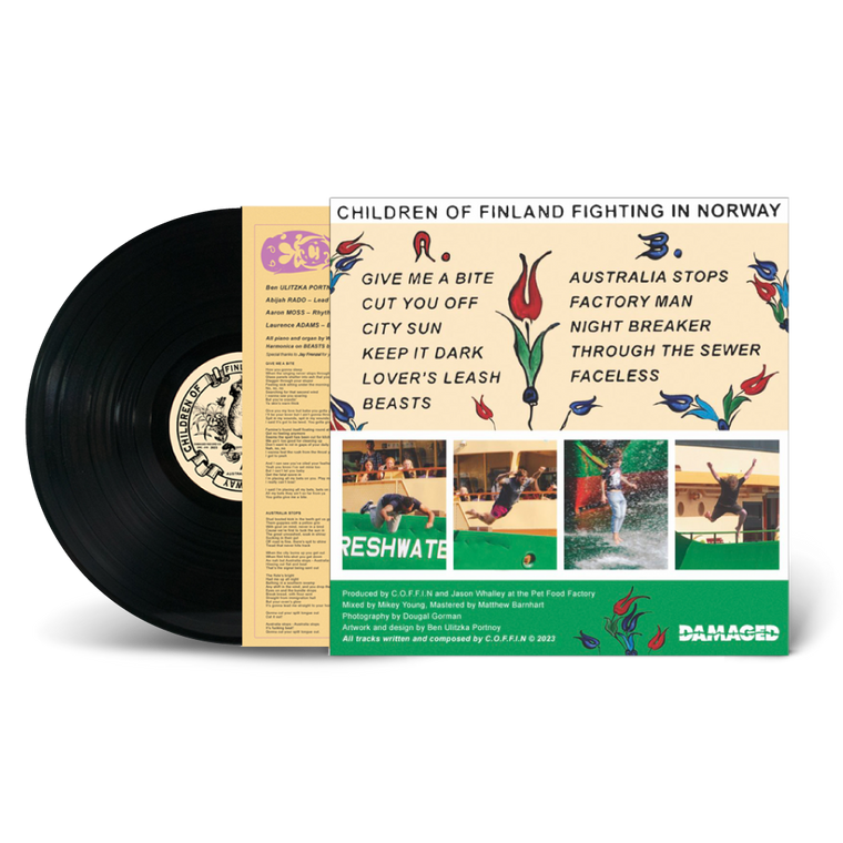 C.O.F.F.I.N / AUSTRALIA STOPS LP Black Vinyl