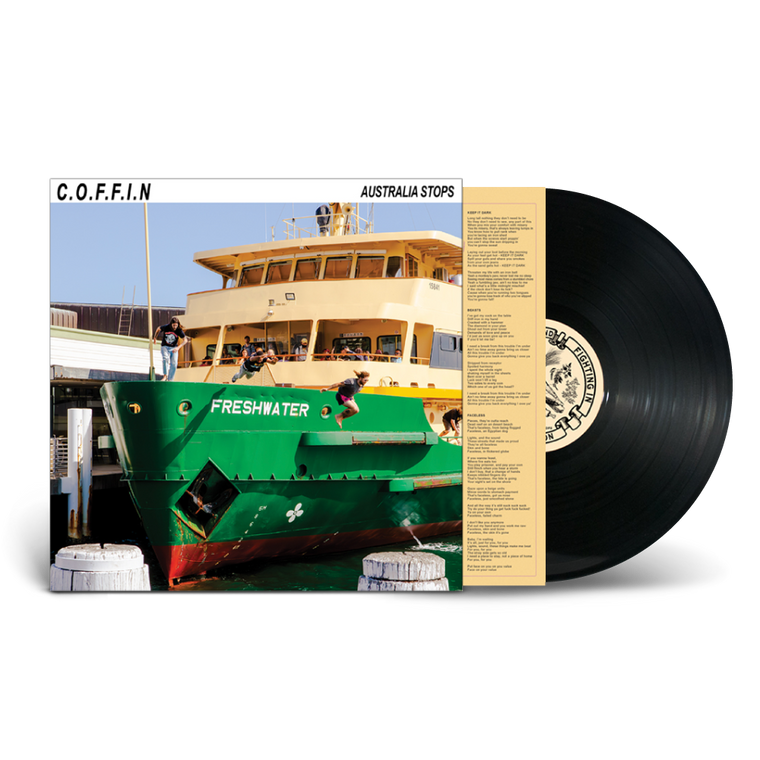 C.O.F.F.I.N / AUSTRALIA STOPS LP Black Vinyl