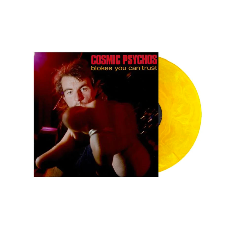 Cosmic Psychos / Blokes You Can Trust LP Orange Marble Vinyl