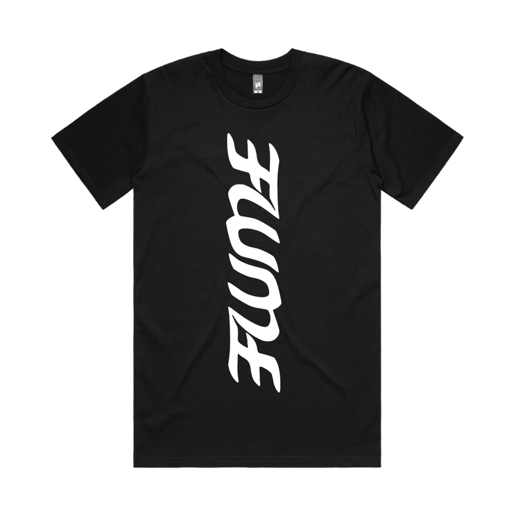 FLUME / Vertical Logo Black T-shirt